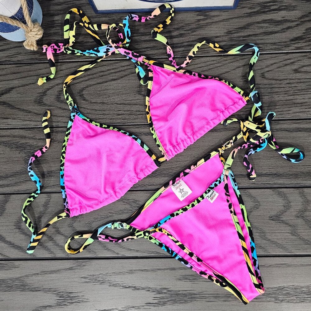 Xposed Skinz Cheeky Bikini Set